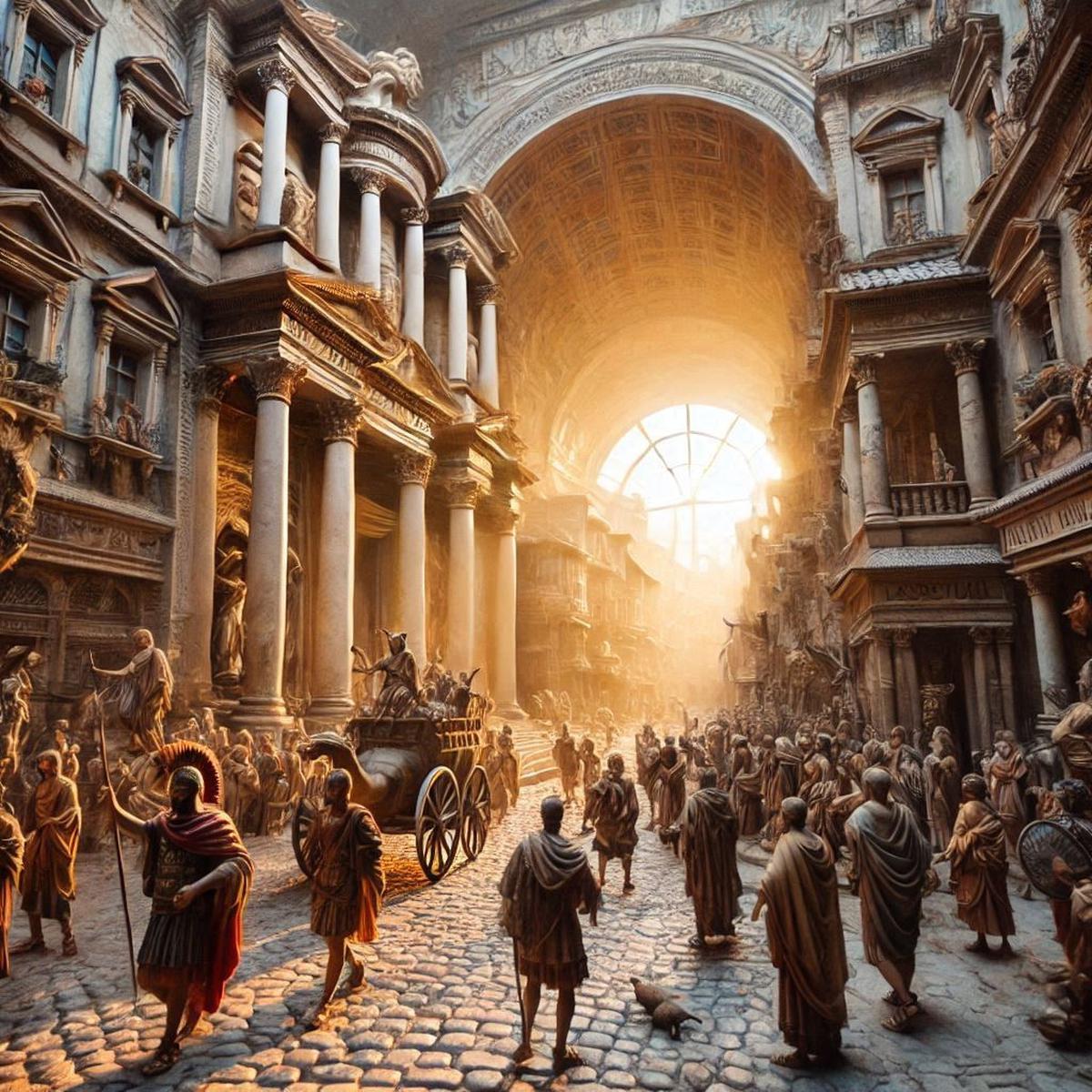 Ilustrasi Banyak Jalan Menuju Roma