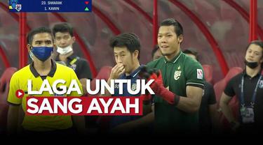 Berita video momen emosional kiper Thailand, Kawin Thamsatchanan saat lawan Timnas Indonesia di Leg 1 Final Piala AFF 2020