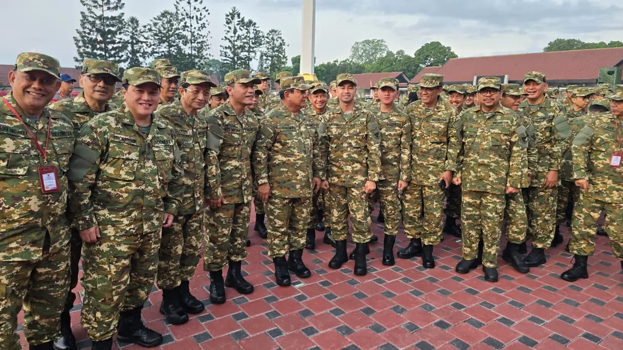 Kabinet Merah Putih di Lapangan Sapta Marga, Akademi Militer Magelang, Jumat (25/10/2024) (Liputan6.com/Lizsa Egeham)