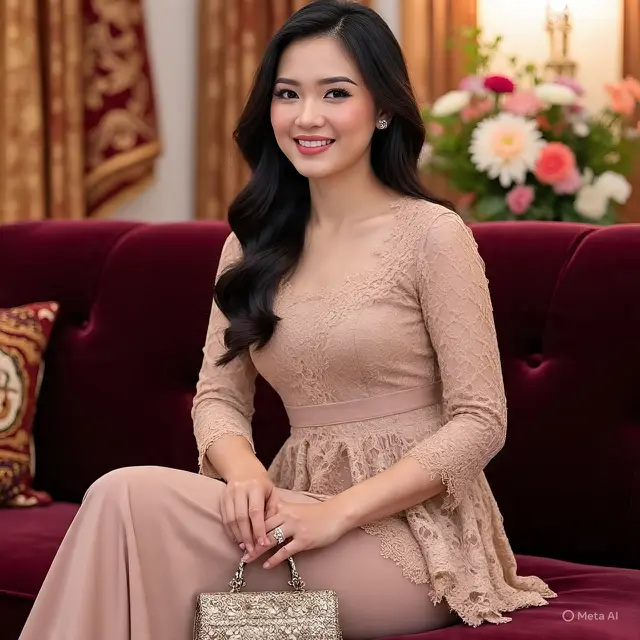 Baju Brokat Bawahan Celana
