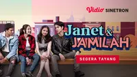 Vidio kembali menghadirkan sinetron terbaru bejudul Janet & Jamilah. (Dok. Vidio)