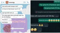 Chat Ibu Kasih Uang ke Anak. (Sumber: Twitter/@convomf dan Twiitter/@hihundlubrukamu)