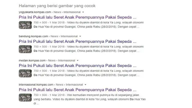 Gambar Tangkapan Layar Penelusuran Foto dengan Google Reverse Image
