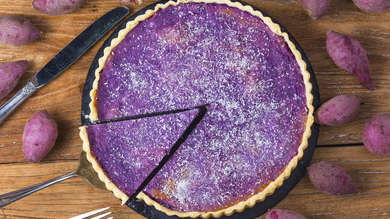 pie ubi ungu