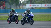 Pembalap pemula mampu mempertajam catatan waktu di Yamaha Sunday Race seri 2 di Sirkuit Sentul, Minggu (6/5/2018) (dok: Yamaha)
