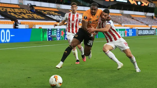 Kalahkan Olympiacos, Wolves Raih Tiket Perempat Final Liga Europa