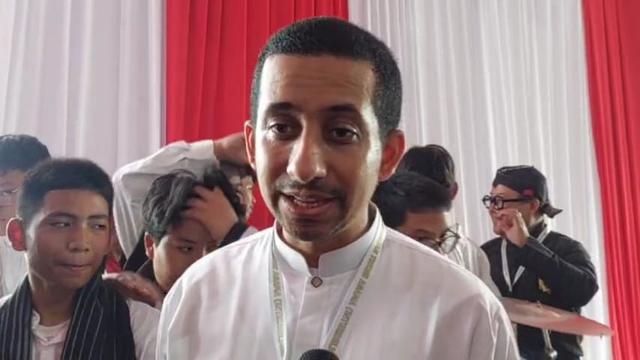 Habib Husein Jafar di Masjid Istiqlal, Jakarta Pusat, Kamis (5/9/2024).