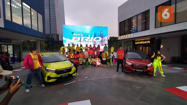 New Honda Brio 2023 Meluncur di Jakarta (Otosia.com/Nazarudin Ray)