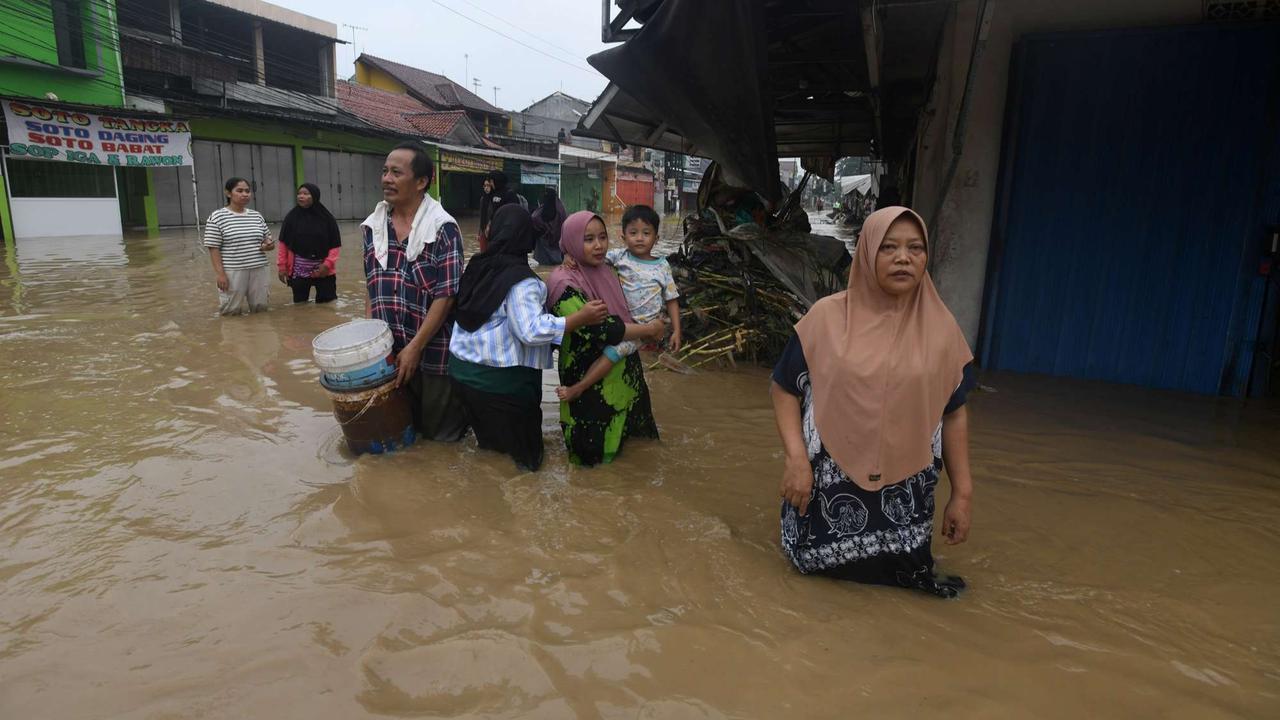 Banjir rendam perbatasan Bekasi-Bogor