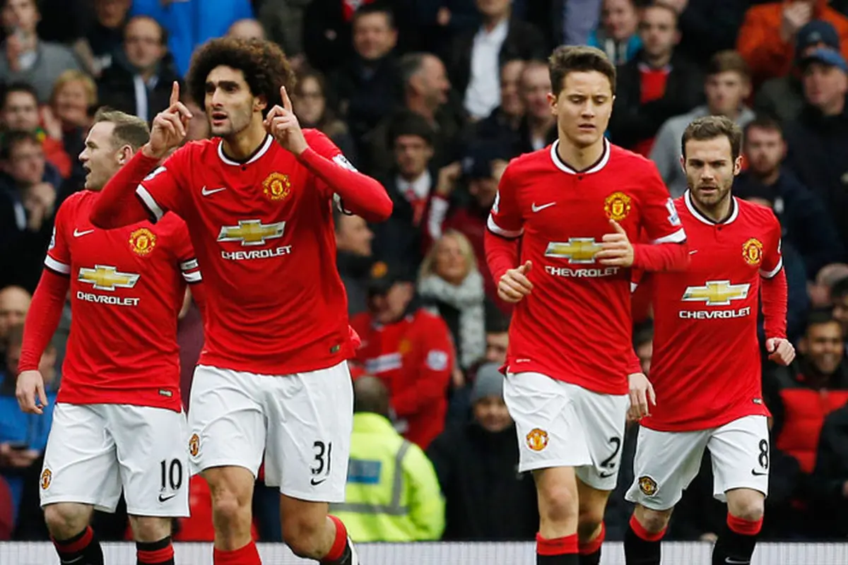 Gelandang Manchester United Marouane Fellaini
