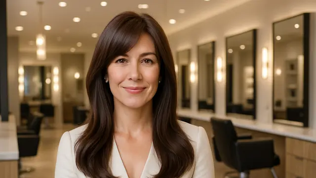 Model Rambut Panjang Sedada Usia 40-50 Tahun