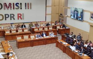 Suasana jalannya rapat di Komisi III DPR. (Foto: Liputan6.com/Delvira Hutabarat).