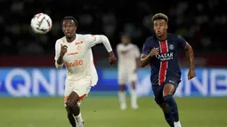 PSG berpesta gol saat menjamu Montpellier dan menang 6-0.  (AP Photo/Thibault Camus)