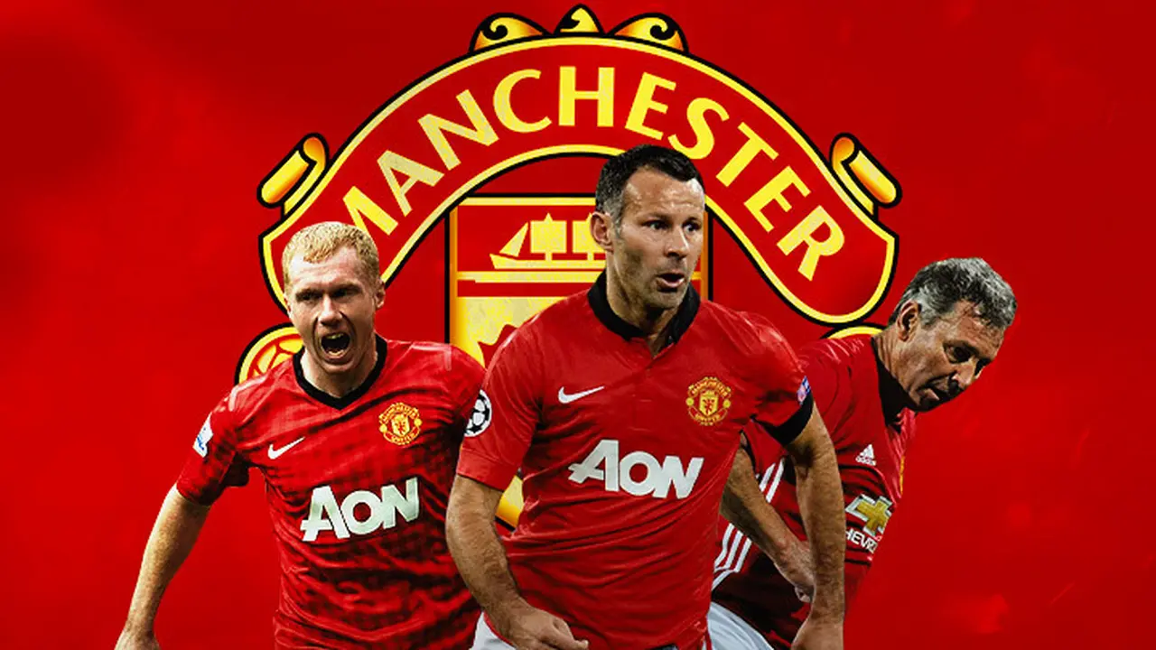 Manchester United - Paul Scholes, Ryan Giggs, Bryan Robson