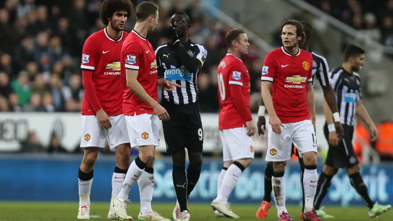 Newcastle United versus Manchester United