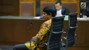Fahd El Fouz menjalani sidang perdana sebagai terdakwa di Pengadilan Tipikor, Jakarta (13/7). Fahd ditetapkan sebagai tersangka terkait kasus pengadaan kitab suci Alquran dan pengadaan laboratorium komputer MTS. (Liputan6.com/Helmi Afandi)