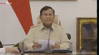 Prabowo Pimpin Rapat Penanganan Bencana: Ini Takdir Kita