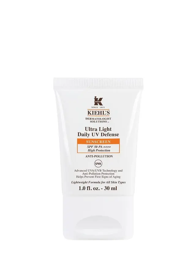 Kulit Kombinasi (Normal-Berminyak): Kiehl's Ultra Light Daily UV Defense SPF 50 PA++++ with Anti Pollution