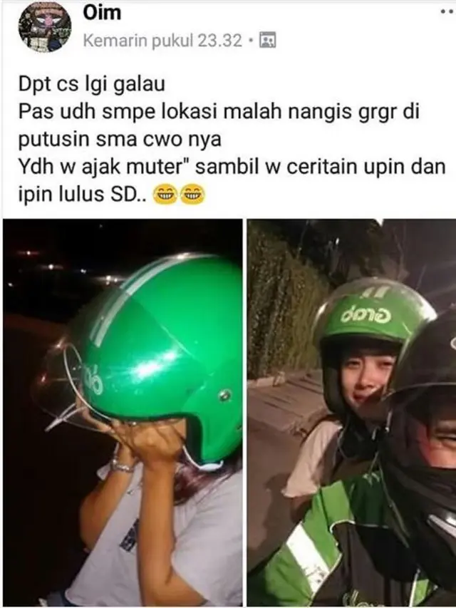Bikin Bingung Driver Ojek Online, 6 Momen Dapat Penumpang Galau