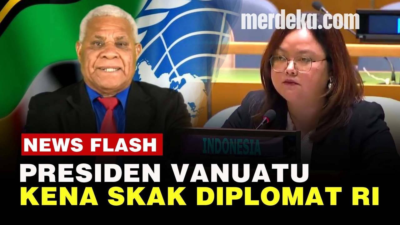 VIDEO: Jawaban Diplomat RI Skak Presiden Vanuatu Soal Tuduhan Isu HAM Papua di PBB