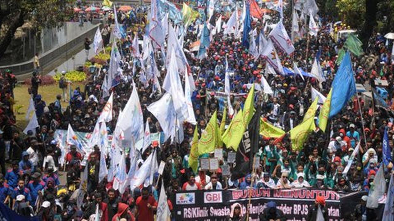 Tolak RPP pengupahan, 10 ribu buruh bakal kepung Istana