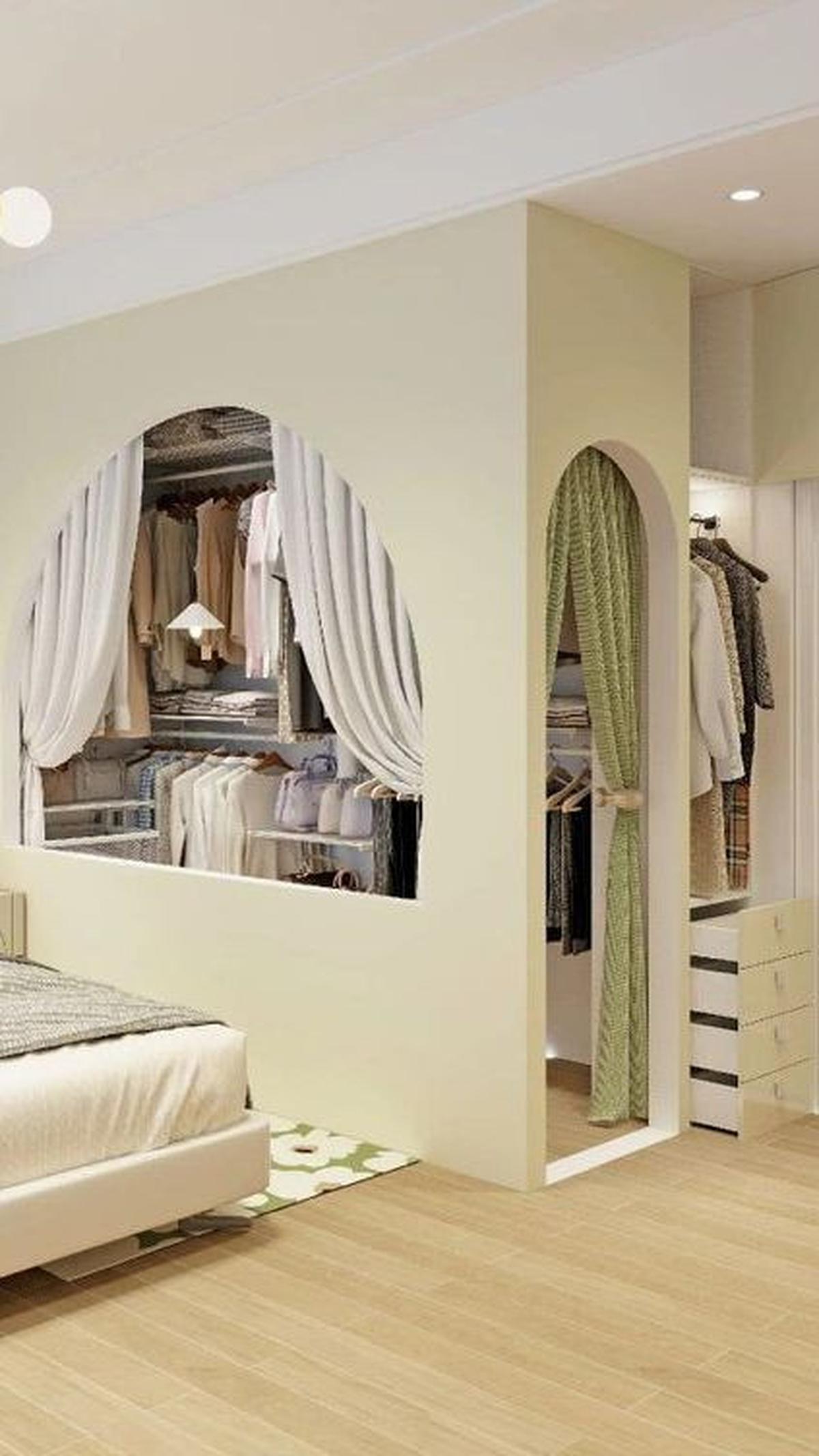 Walk in Closet Sederhana Estetik
