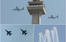 FOTO: Mendebarkan! Atraksi Udara Helikopter, Jet Tempur F-16 hingga Hercules Unjuk Kebolehan di HUT ke-78 TNI
