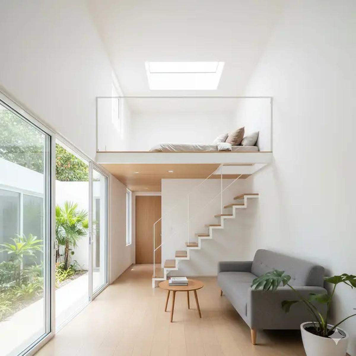 6 Inspirasi Rumah Mungil Mezzanine Tanpa Tangga Permanen: Solusi Hemat Ruang Modern