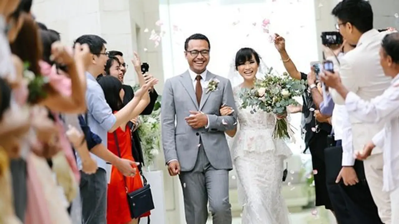Suasana Pernikahan Abraham dan Melisa./Copyright bridestory.com
