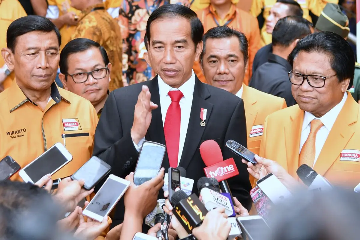 Jokowi di Rapimnas Partai Hanura di Bali