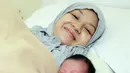 Natasha melahirkan anak keduanya secara caesar dan diberi nama Megumi Arrawda Sachi. Kabar bahagia itu dibagikan keduanya melalui akun Instagram. (Deki Prayoga/Bintang.com)