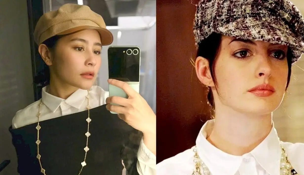 <p>Dalam unggahan terbarunya, Prilly Latuconsina mencuri perhatian dengan penampilannya yang terinspirasi dari salah satu momen fashion paling ikonik dalam dunia sinema, gaya Andy Sachs yang diperankan Anne Hathaway dalam film The Devil Wears Prada. [@prillylatuconsina96].</p>