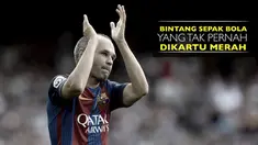 Video listikal para bintang sepak bola dunia yang tak pernah menerima kartu merah sepanjang kariernya.