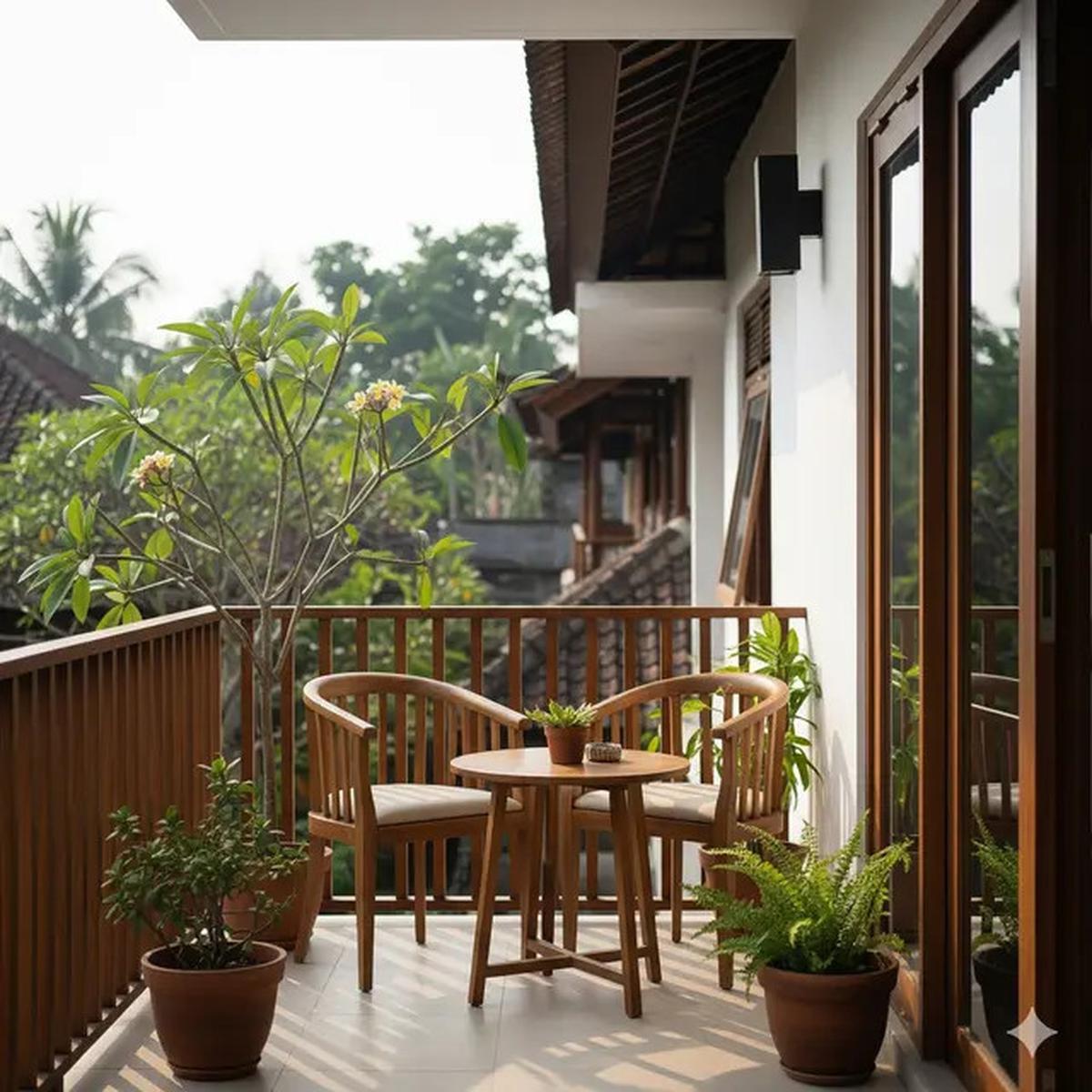 10 Model Teras Rumah Minimalis dengan Balkon Mungil, Nyaman untuk Nongkrong dan Bersantai