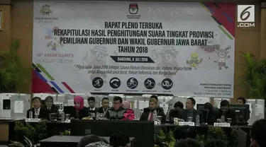 Ridwan Kamil dan Uu Ruzhanul Ulum ditetapkan KPUD Jawa Barat sebagai pemenang Pilgub Jawa Barat 2018. Ridwan-Uu berhasil mendapatkan 7 juta suara pemilih Jabar.