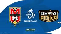 Malut United Vs Dewa United. (Bola.com/Wiwig Prayugi)