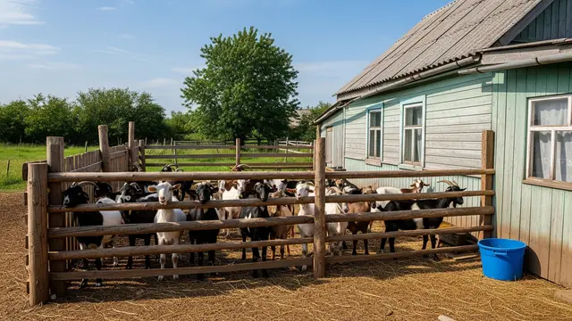 Ilustrasi Ternak Kambing/Gemini AI