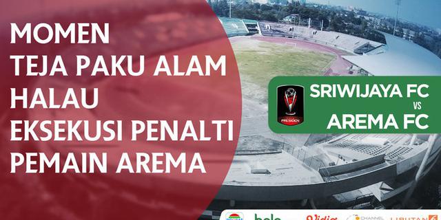 VIDEO: Momen Teja Paku Alam Halau Eksekusi Penalti Pemain Arema