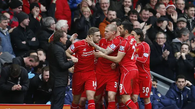 Selebrasi Pemain Liverpool