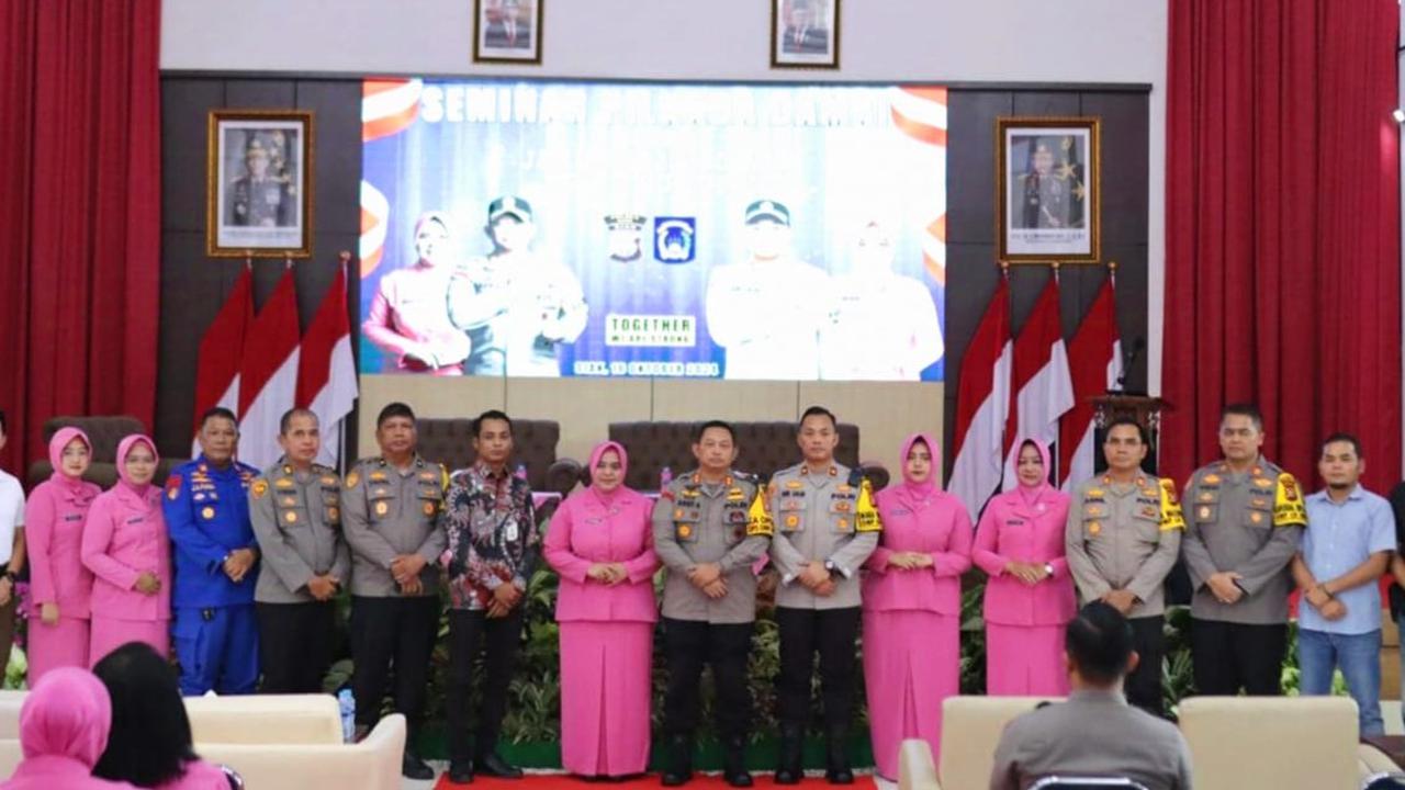 Kawal Pilkada Damai, Bhayangkari Siak Gandeng Penyelenggara dan Pengawas Pemilu