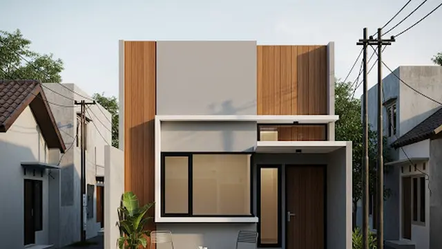 Rumah 5x10 Berbentuk Kotak (Box House)