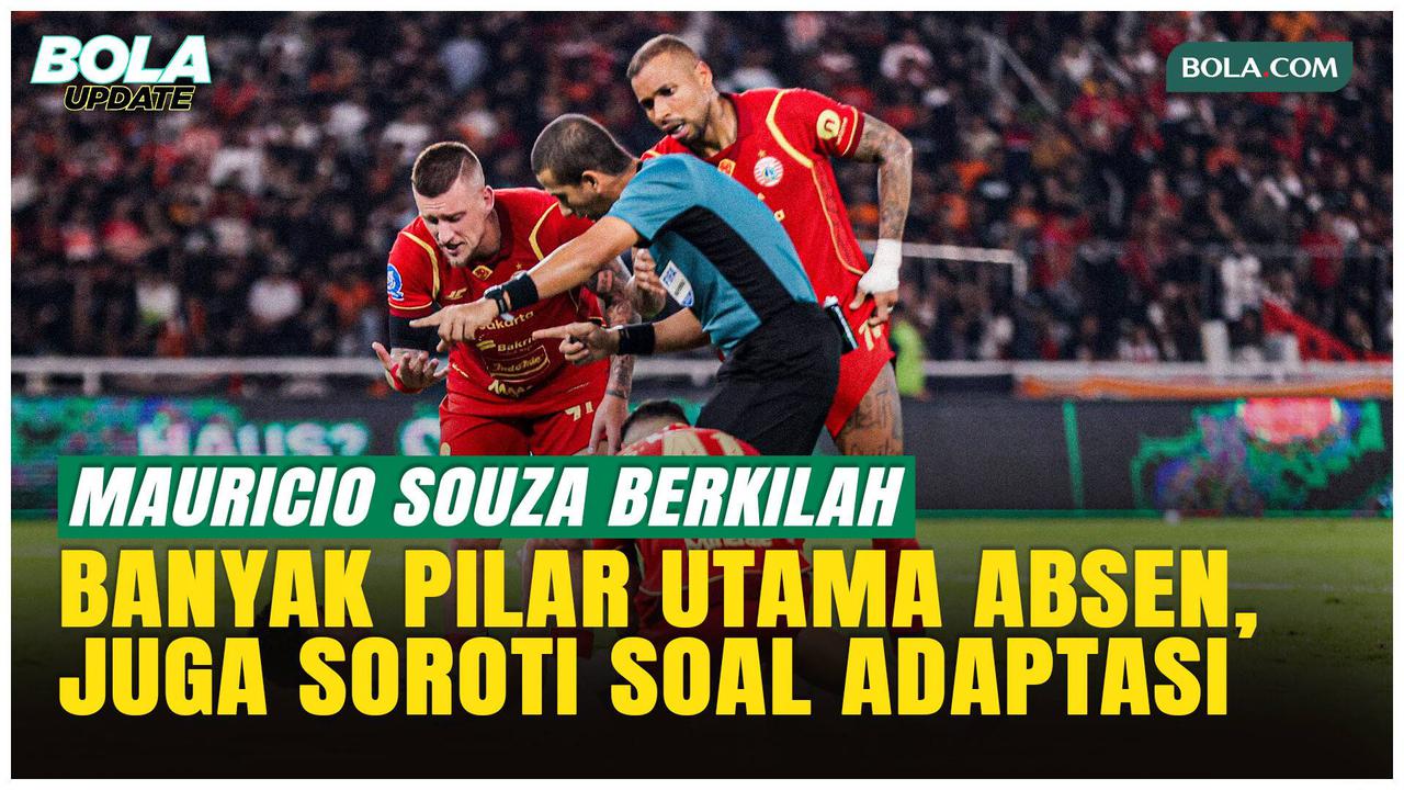 Usai Kalah, Pelatih Persija Jakarta Soroti Adaptasi Pemain Baru dan Absennya Pilar Utama