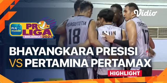 VIDEO: Jakarta Bhayangkara Presisi Menang Tiga Set Langsung Kontra Jakarta Pertamina Pertamax di PLN Mobile Proliga 2023