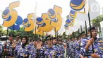 Partai NasDem mendaftarkan 580 bacaleg tingkat DPR RI untuk berlaga di Pemilu 2024. (Liputan6.com/Herman Zakharia)