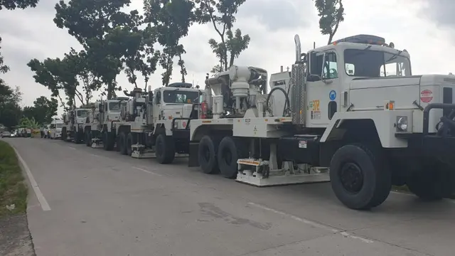 Survei seismic menggunakan vibroseis
