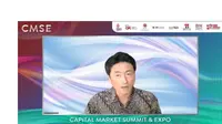 Country Director, Asian Development Bank (ADB) Indonesia, Jiro Tominaga dalam Capital Market Summit &amp; Expo 2022, Jumat (14/10/2022). (Foto: tangkapan layar/ Elga N)