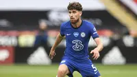 6. Jorginho (57 Juta Euro) - Pemain berusia 28 tahun ini dilabuhkan Chelsea dari Napoli pada 2018. Jorginho dipinang Chelsea dengan harga transfer mencapai 57 juta euro. (AFP/Peter Powell/pool)
