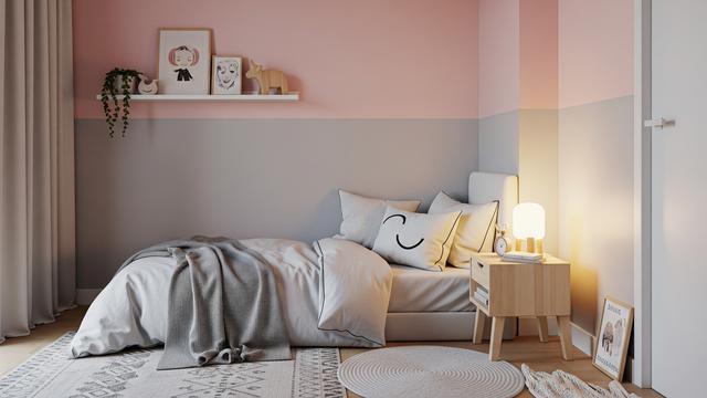 Soft Pink dan Abu Terang – Lembut dan Estetik