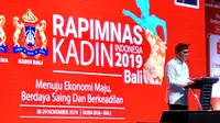 Ketua MPR RI Bambang Soesatyo pembukaan Rapat Pimpinan Nasional (Rapimnas) Kamar Dagang dan Industri Indonesia (KADIN Indonesia) oleh Wakil Presiden KH Ma'ruf Amin, di Bali, Jumat (29/11/19).