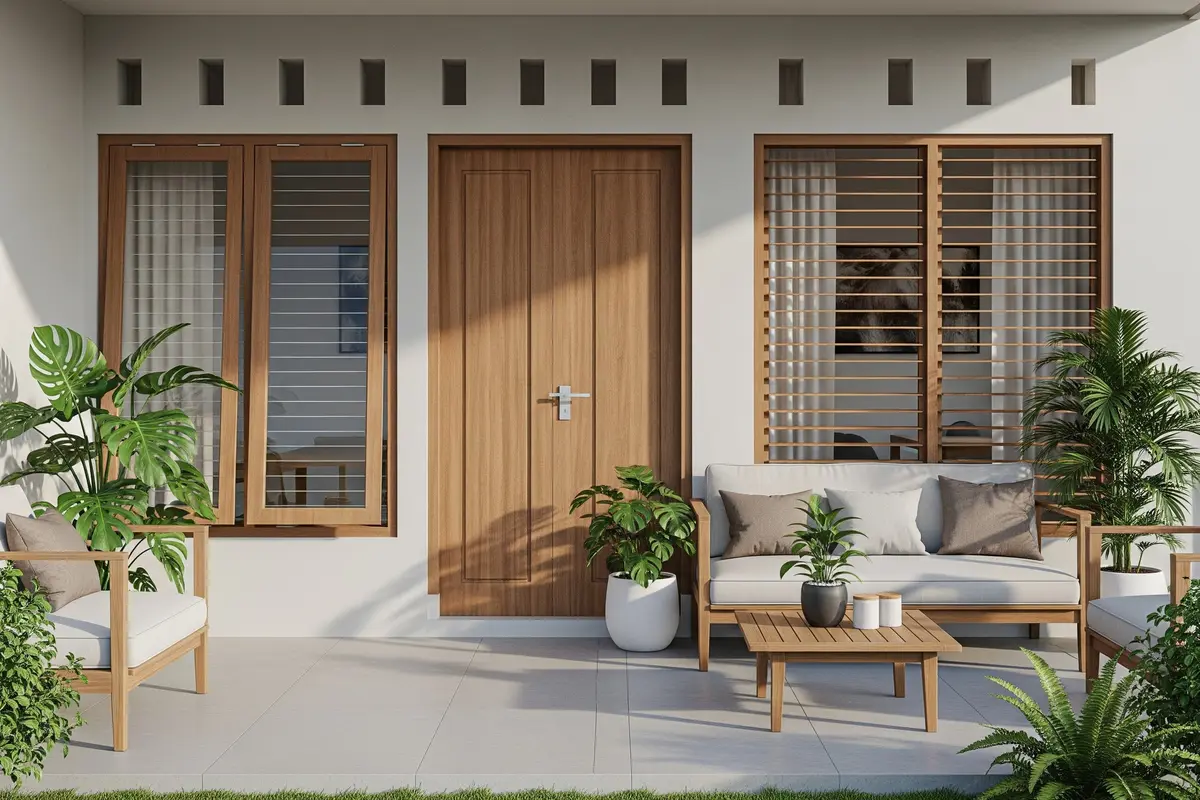 Solusi Teras Rumah Hadap Barat